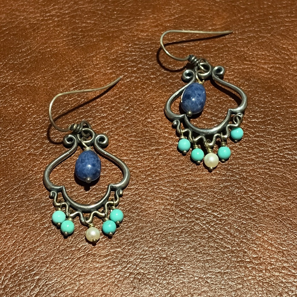 RETIRED James Avery Pearl Drop Earrings